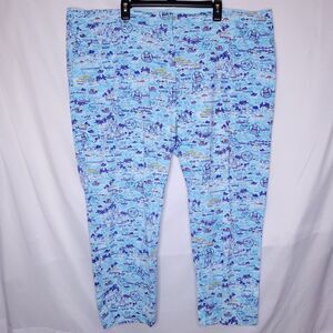 Talbots Weekend Chino Pants 24W Blue Santorini